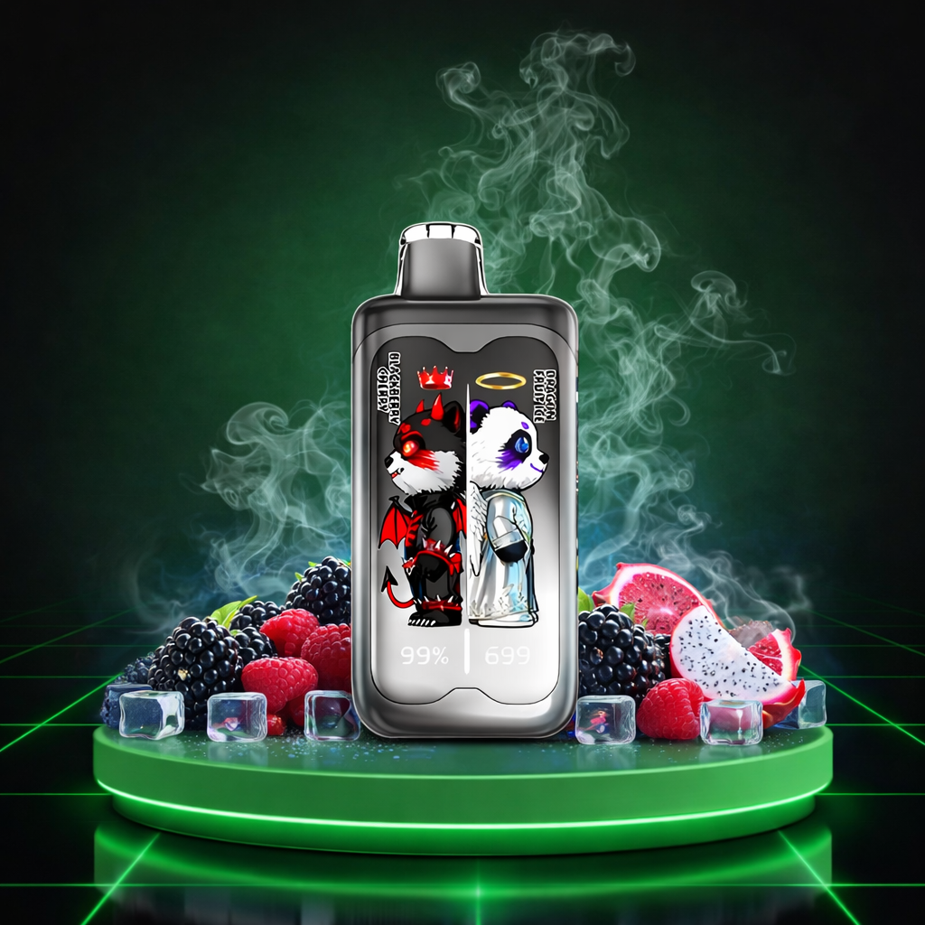 MerryMi Panda Twins 40K Blackberry Cherry Dragon Fruit Ice